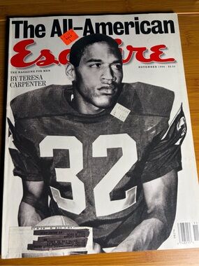 Esquire Magazine with O.J. Simpson on Cover-November 1993